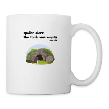 Christian Jesus Bible Empty Tomb Bible verse God - Mug - white - Right