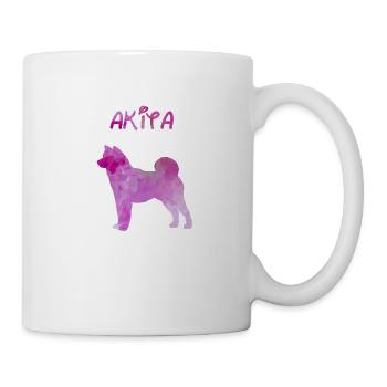 Akita in watercolor - Mug - white - Right