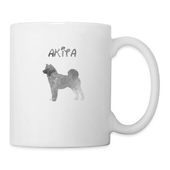 Akita in watercolor - Mug - white - Right