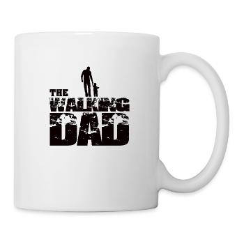 The Walking DAD #black - Tasse - Weiß - Rechts