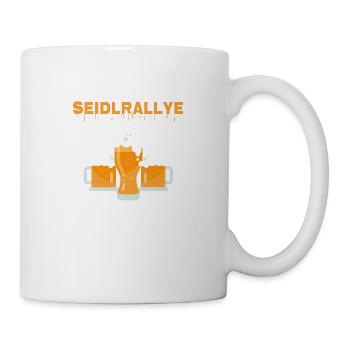 Seidlrallye Seidl Krügerl Sauftour Bier Geschenk - Tasse - Weiß - Rechts