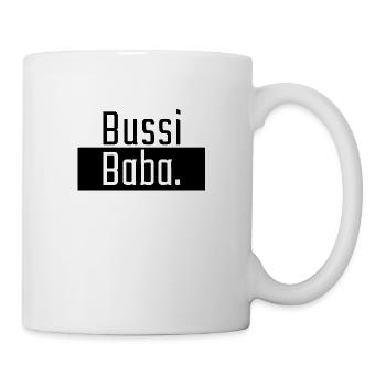 Bussi Baba Tschuess Geschenk Idee Wien Oesterreich - Tasse - Weiß - Rechts