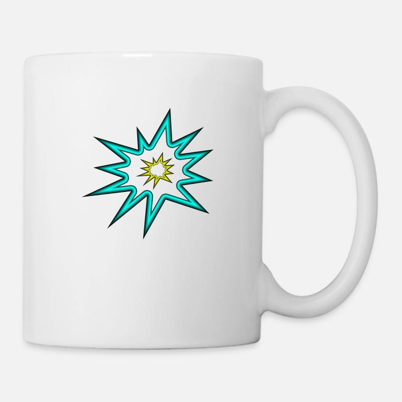 Sternchen - Tasse - Weiß