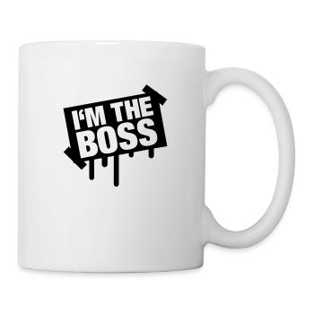im_the_boss_f1 - Mug blanc - blanc - Droite