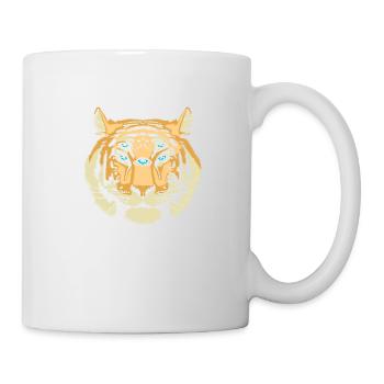 Tiger Spirit Guide - Tasse - Weiß - Rechts