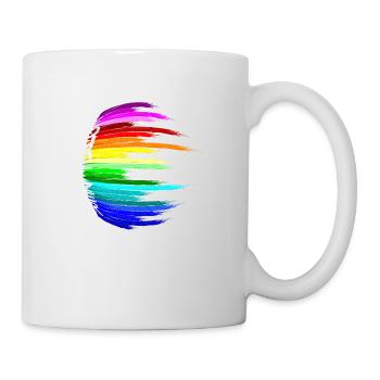 égaliseur hardstyle - Mug blanc - blanc - Droite