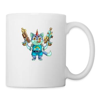 Killer Kitty - Tasse - Weiß - Rechts