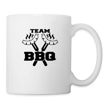 Team BBQ Logo - Tasse - Weiß - Rechts