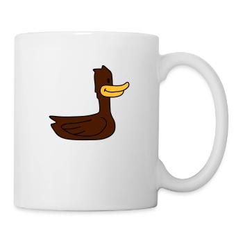 Funny Duck - Mug blanc - blanc - Droite