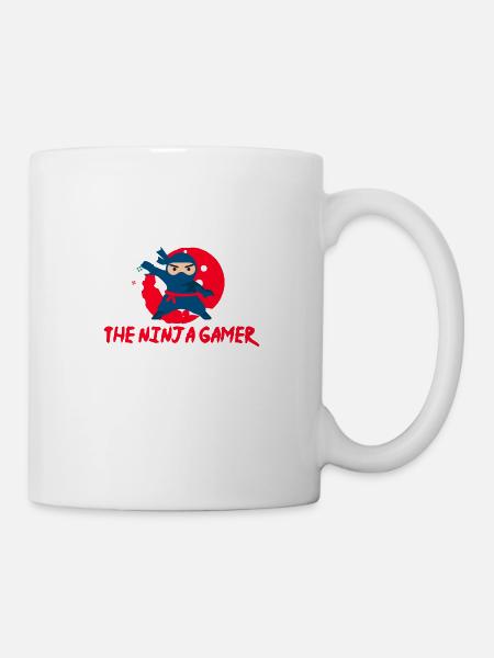 Gamer - Der Ninja-Gamer - Geschenkidee - Tasse - Weiß