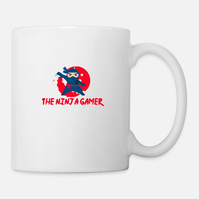 Gamer - Der Ninja-Gamer - Geschenkidee - Tasse - Weiß