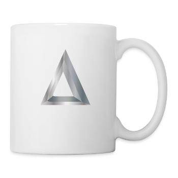 Mathematiksymbole Delta Silber - Geschenkidee - Tasse - Weiß - Rechts
