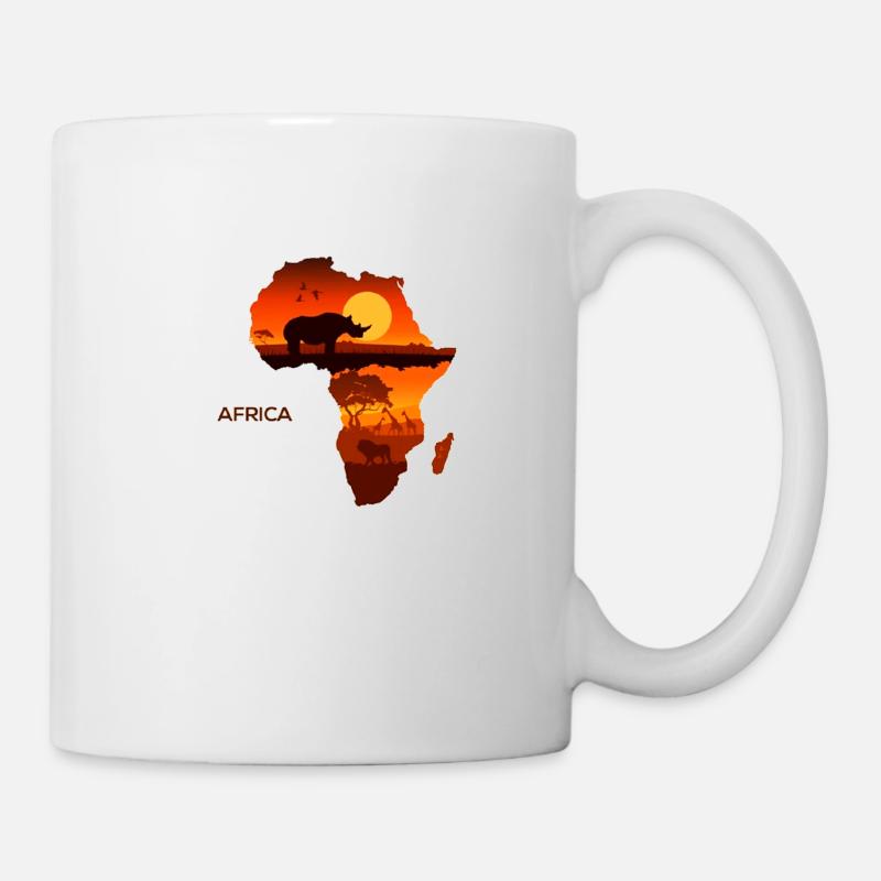 Africa - Mug - white
