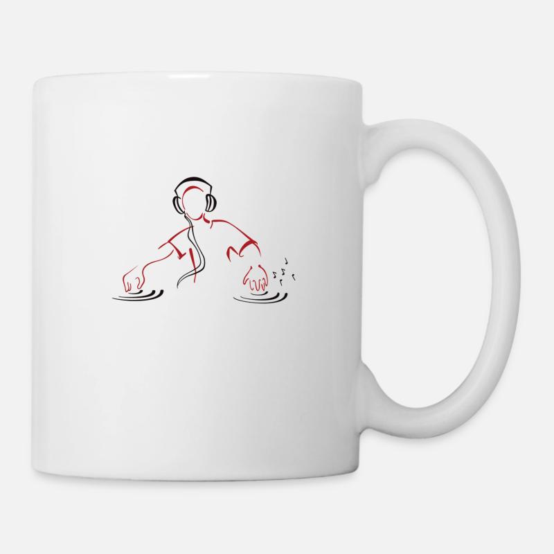 Dj - Mug blanc - blanc