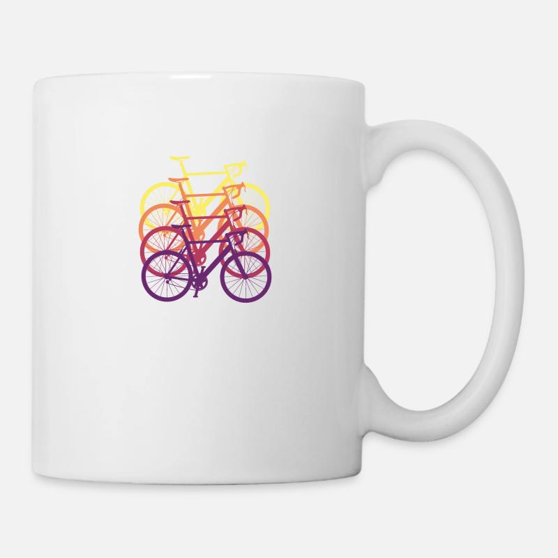 Maillot de course cadeau cycliste vélo de route - Mug blanc - blanc