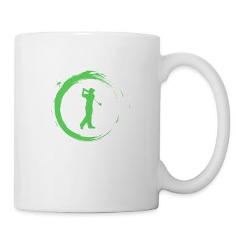 Golf - Tasse - Weiß - Rechts