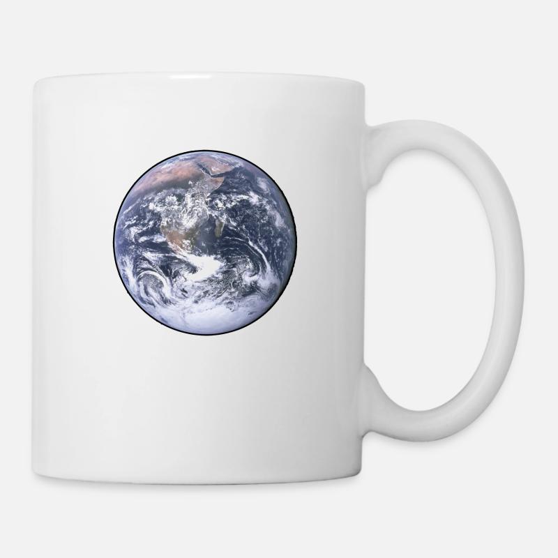 Erde - Planet - Die Welt - Mutter Erde - Tasse - Weiß