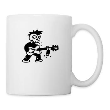 punk music zombi - Tasse - Weiß - Rechts