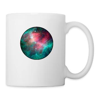 Galaxy - Space - Sterne - Cosmic - Kunst - - Tasse - Weiß - Rechts
