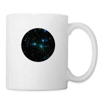 Galaxy - Space - Sterne - Cosmic - Kunst - - Tasse - Weiß - Rechts