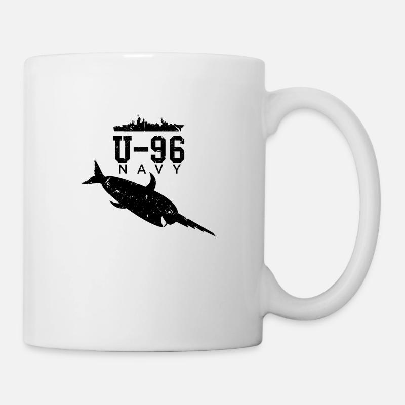 U96 NAVY - Mug blanc - blanc