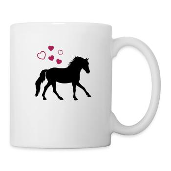Horse with Hearts - Mug - white - Right