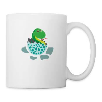 Bébé serpent éclosent - Idée de cadeau - Mug blanc - blanc - Droite