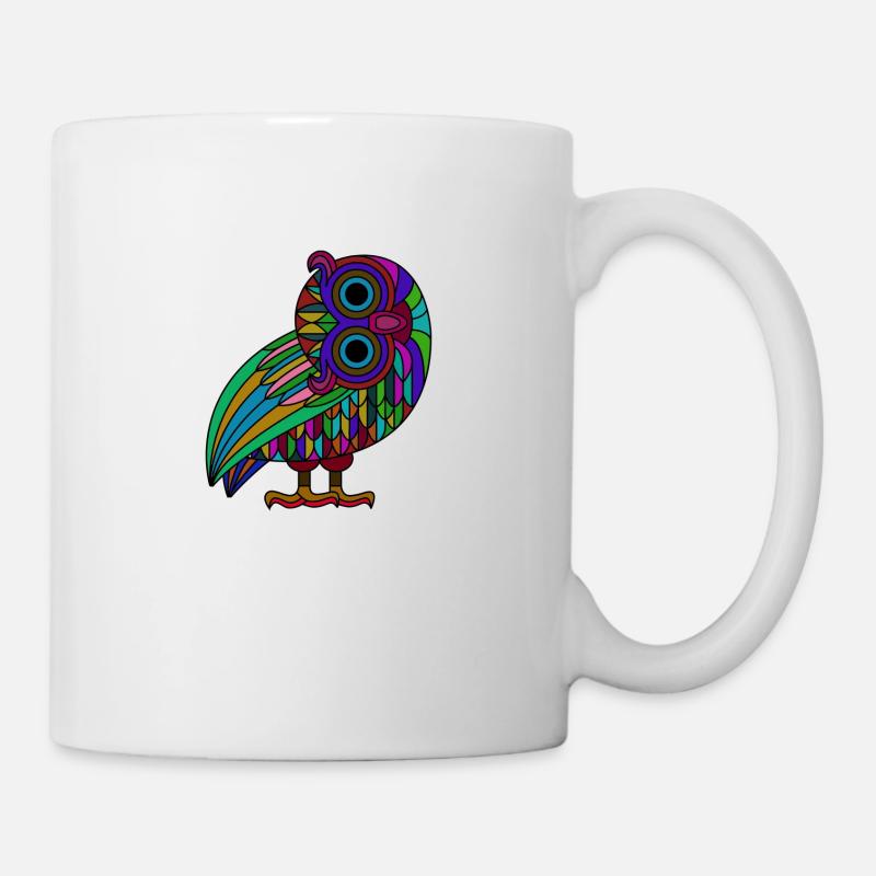 Eule - Tasse - Weiß