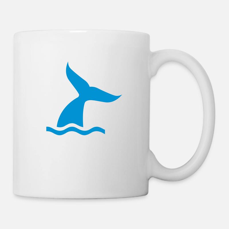Wal - Tasse - Weiß