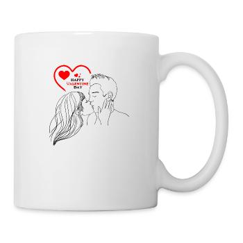 valentine - Tasse - Weiß - Rechts