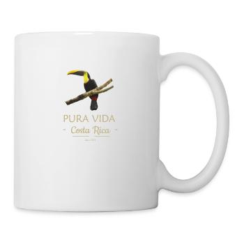 Tukan - Costa Rica : Pura Vida - Mug blanc - blanc - Droite