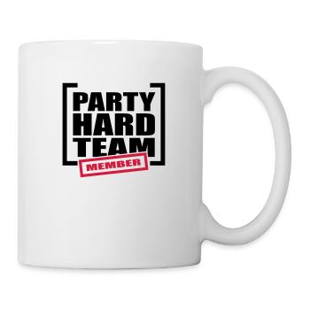 Party Hard Team Member - Tasse - Weiß - Rechts