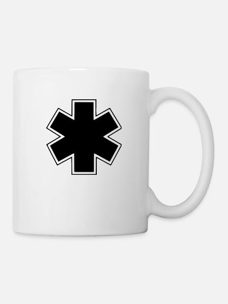 ambulancier logo - Mug blanc - blanc