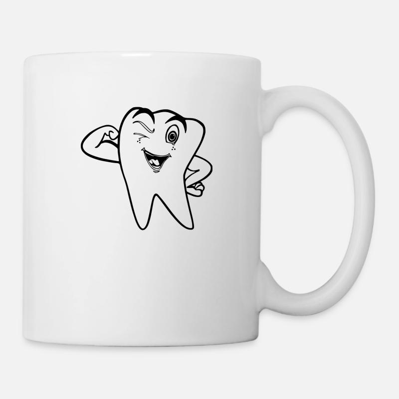 Zahn Arzt - Tasse - Weiß