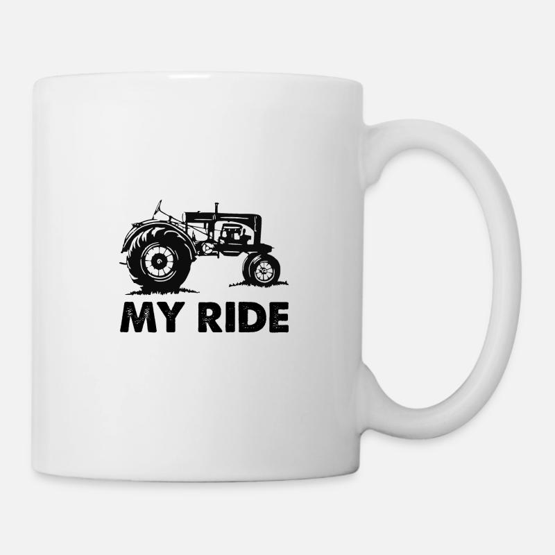 ma citation fermier agriculteur - Mug blanc - blanc