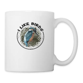 J'aime les oiseaux - Mug blanc - blanc - Droite