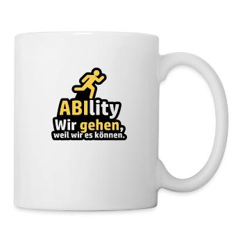 Ablity We're leaving because we can say it - Mug - white - Right