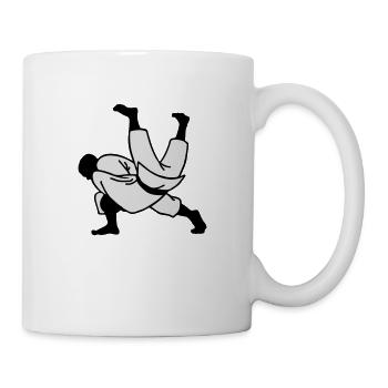 Jujutsu Judo - Tasse - Weiß - Rechts