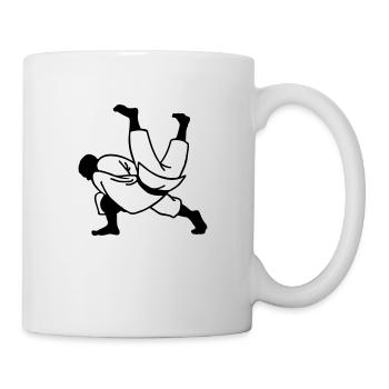judo - Tasse - Weiß - Rechts