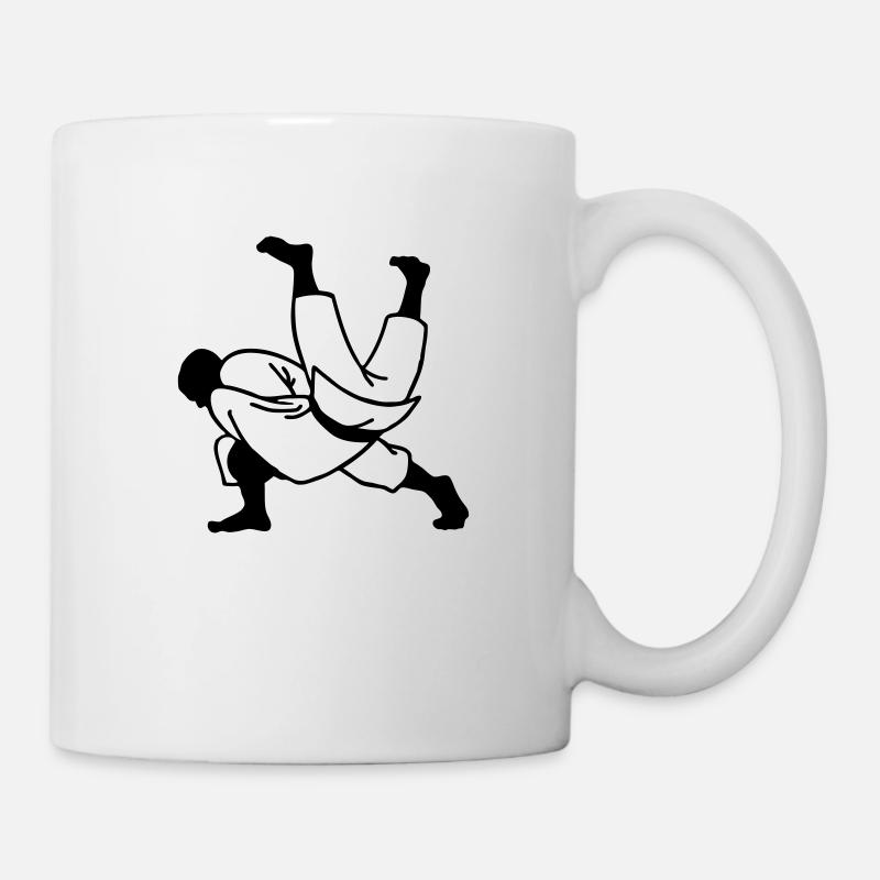 judo ju jitsu - Mug blanc - blanc