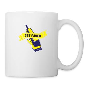Coiffeur coiffeur coiffeur styliste rasoir cheveux - Mug blanc - blanc - Droite