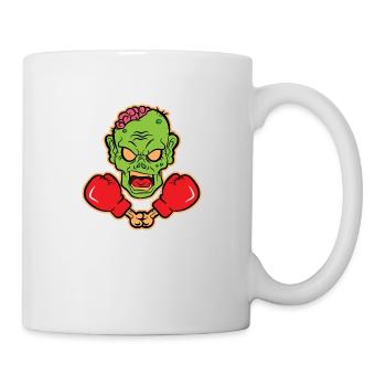 Zombie Boxen - Mug blanc - blanc - Droite