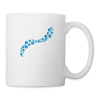Bubbles Design - Mug blanc - blanc - Droite