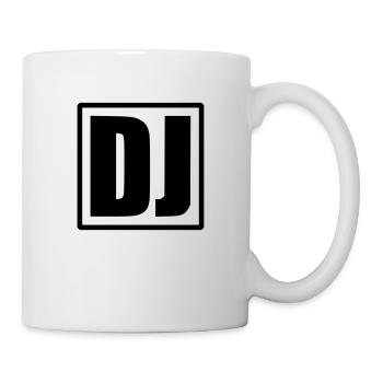 DJ in action - Mug - white - Right