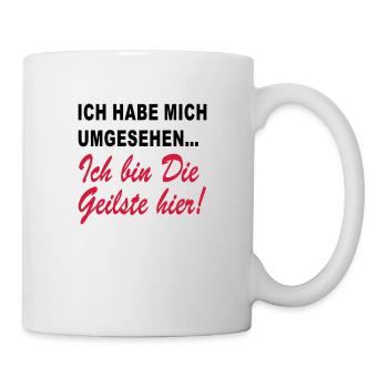 I'm the coolest here - Mug - white - Right