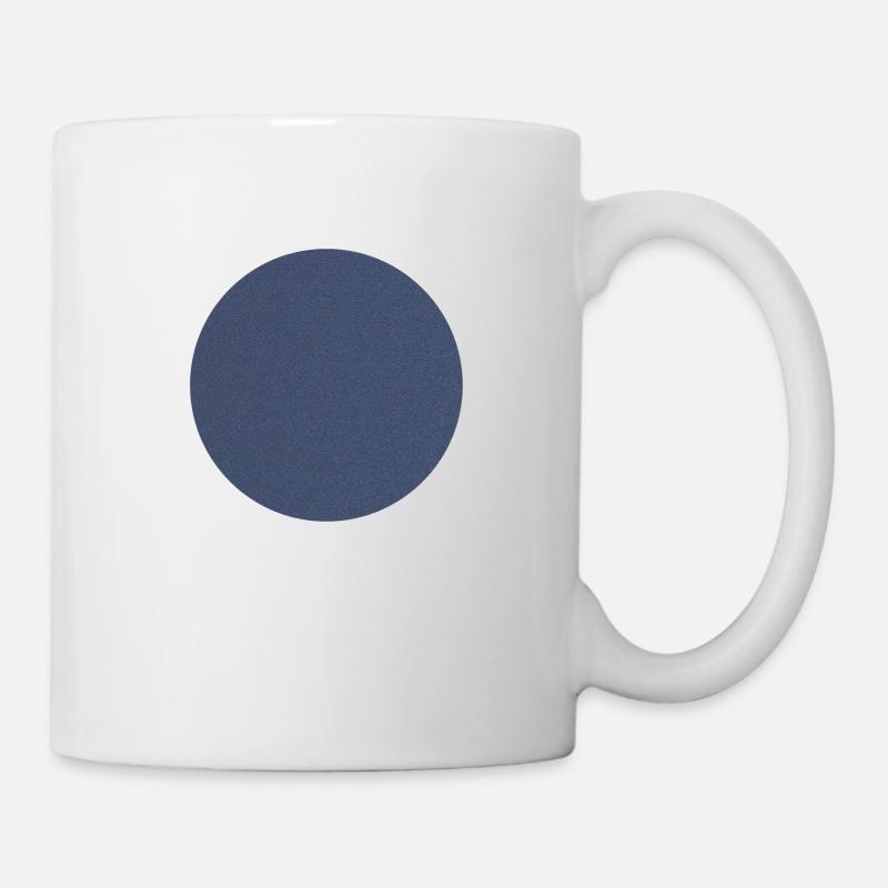 Cercle bleu - Mug blanc - blanc