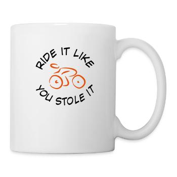cyclisme - Mug blanc - blanc - Droite