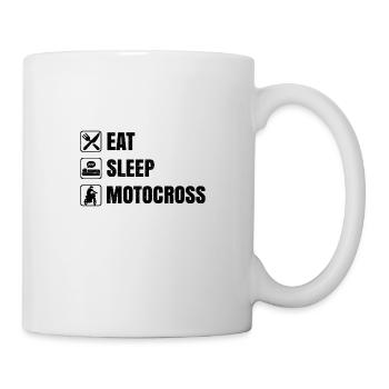 eat sleep Motocross - Mug - white - Right