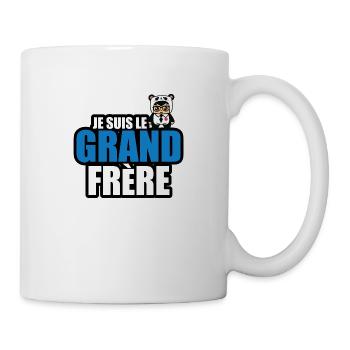 je suis le grand frère - Mug blanc - blanc - Droite