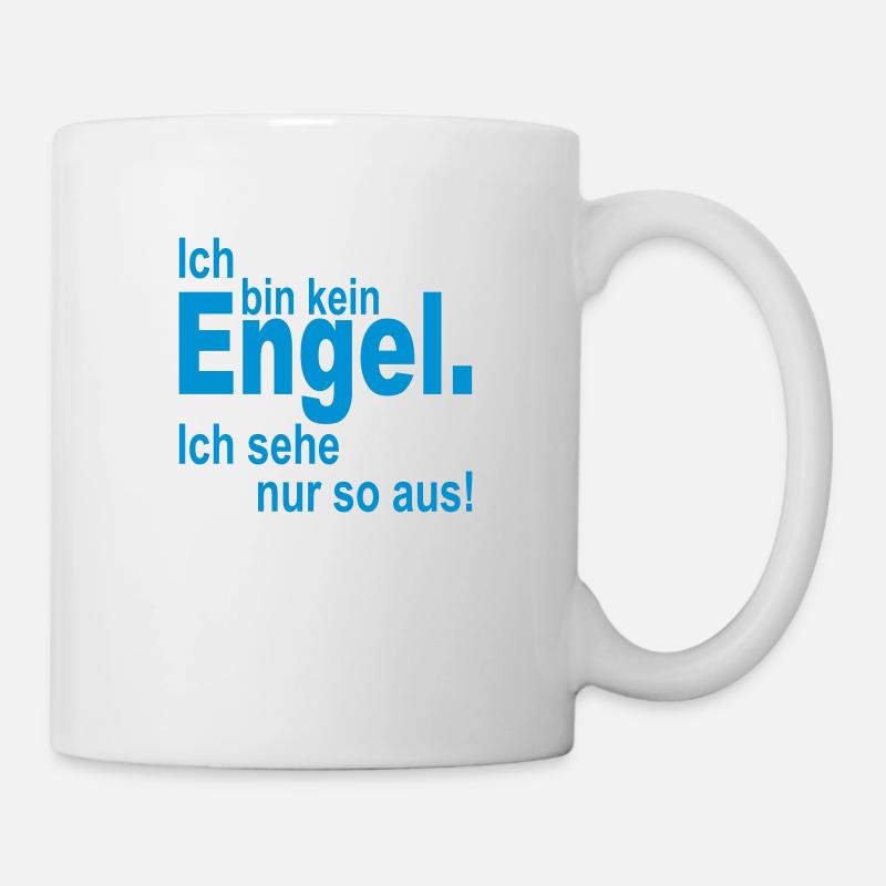 ich bin kein engel - Tasse - Weiß